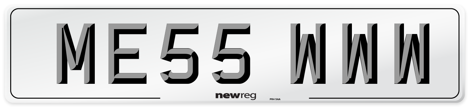ME55 WWW Number Plate from New Reg